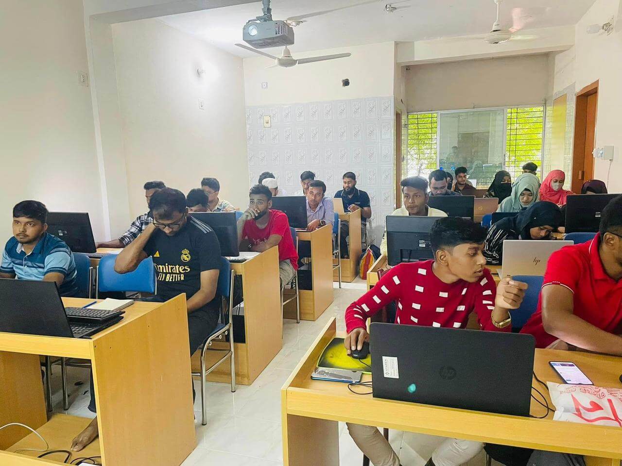 Trainers IT Video Editing Course Students